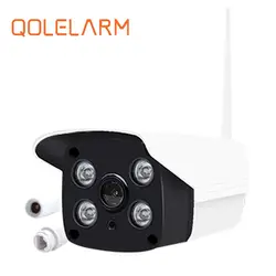 Qolelarm 720 P WI-FI/провода HD Водонепроницаемый Открытый IP Камера 10 м Ночное видение iPhone Android Поддержка yoosee приложение Управление