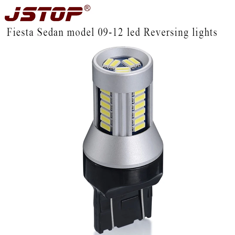 JSTOP led Автомобильная Лампа заднего хода 7443 супер яркие 24V огни 12VAC T20 W21/5W canbus