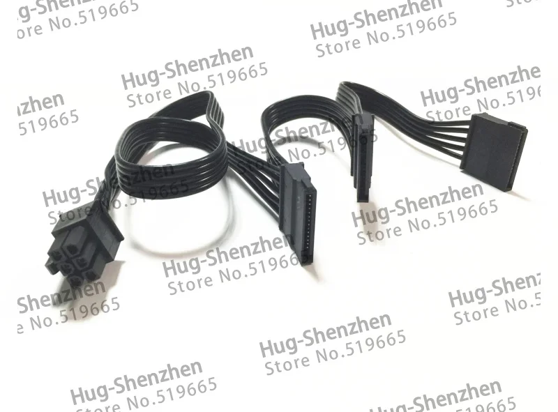 PCI E 6pin Мужской 1 до 3x SATA 15pin модульная Мощность кабель для SS 400FL2 SeaSonic Platinum 400 без