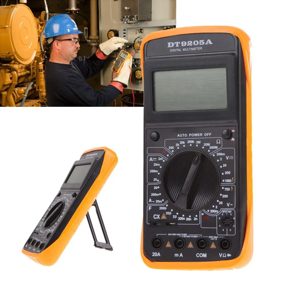 Цифровой мультиметр Unihome ручной тестер с ЖК дисплеем|multimeter temperature|multimeter usbmultimeter