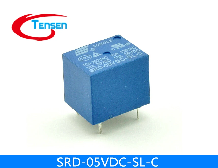 10 шт. / lot 5 V DC SONGLE электропитание реле T73-5V SRD-05VDC-SL-C печатная плата тип |