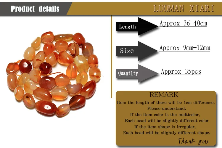Неправильная гравийная форма 9-12 мм натуральный красный камень: агат бусины для изготовления ювелирных изделий камень DIY браслет ожерелье нить 15''