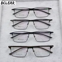 BCLEAR, мужские титановые сплав оправа для очков, мужские очки, гибкие дужки, ноги, IP гальванический материал, зрелище, пружинная петля