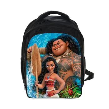 

13 Inch Anime Oceana Moana Princess Backpack Children Kindergarten School Book Bag Schoolbag Boys Girls Daily Backpacks