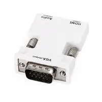 ממ עם נקבת HDMI למתאם זכר VGA עם ממיר אודיו 3.5 מ"מ (3)