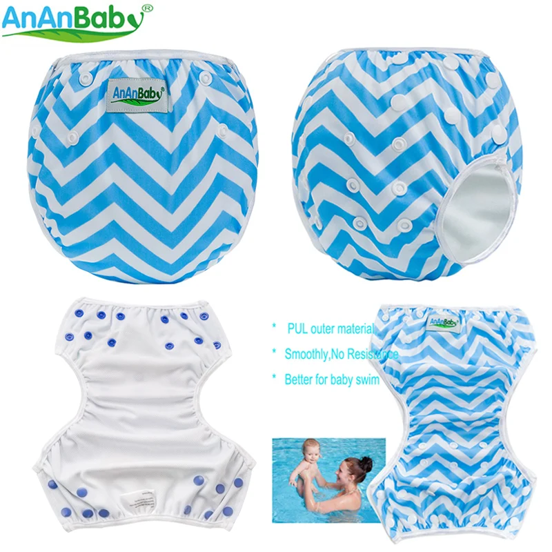Ananbaby Swimming Diaper for Unisex Beautiful Prints Swim Diaper Easy