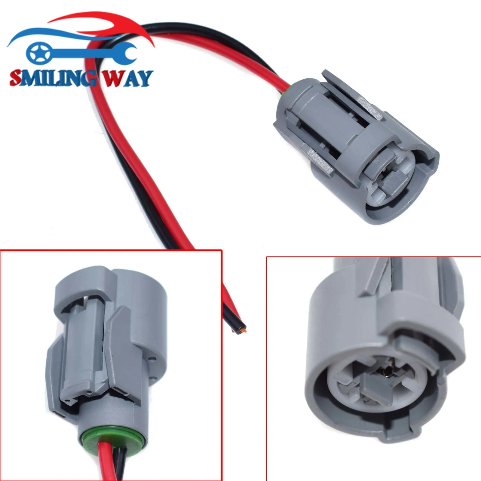 SMILING WAY# IAT ECT VTEC Sensor Connector Wire Harness Wiring Pigtail Plug For Honda Acura Civic Element Pilot-in Fuel Inject.
