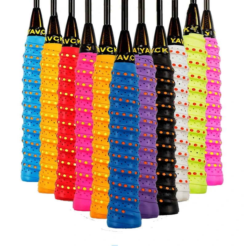 مكافحة زلة تنس Overgrip الريشة قبضة الرياضة العصابة ل الصيد قضيب الاسكواش padel مضرب الشريط اللفات على مقبض دراجة