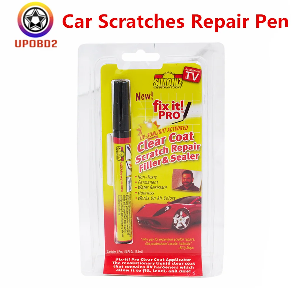 

Fix it Pro Car Scratch Repair Remover Pen Clear Portable Fix it Pro Auto Paint Pen Scratch Remover Painting Pen Pro With Package