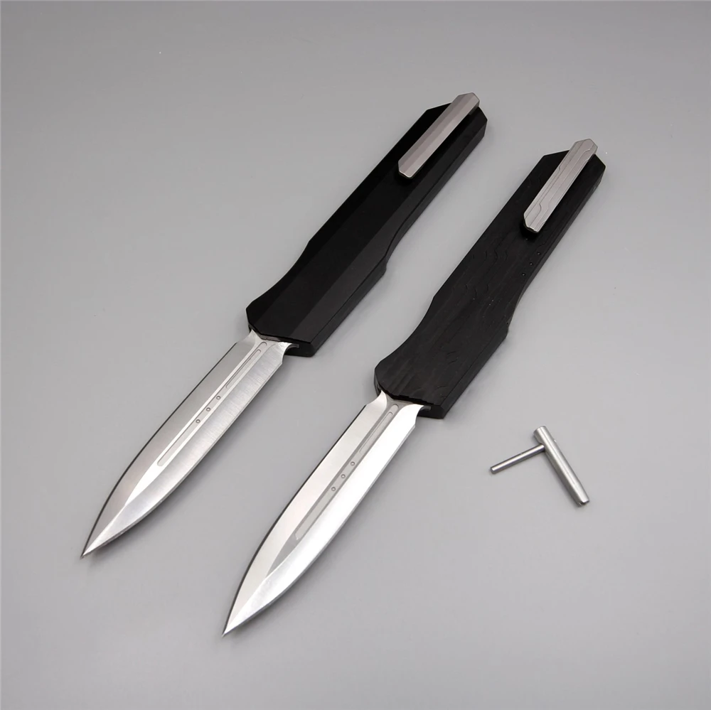 

Handmade microtechnology edc outdoor tactical survival knife diving pocket tools n690 blade aviation aluminum handle knife fixe