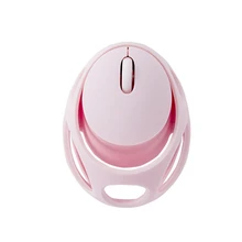 VOBERRY мини одноцветная простая симпатичное яйцо в форме мыши 2,4 г беспроводная Бесшумная заряжающая мышь для ноутбука офисный настольный компьютер Горячая