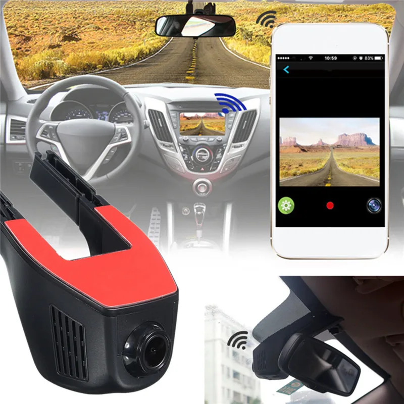  Full HD 1080P WIFI Car DVR Dash Cam Night Vision Car Camera Night Vision Decor 170 Degree