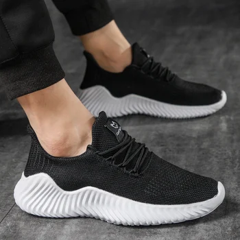 

GUDERIAN Big Size 39-47 Breathable Casual Shoes Men Comfortable Walking Shoes Lightweight Man Sneakers Lace Up Fashion Shoes