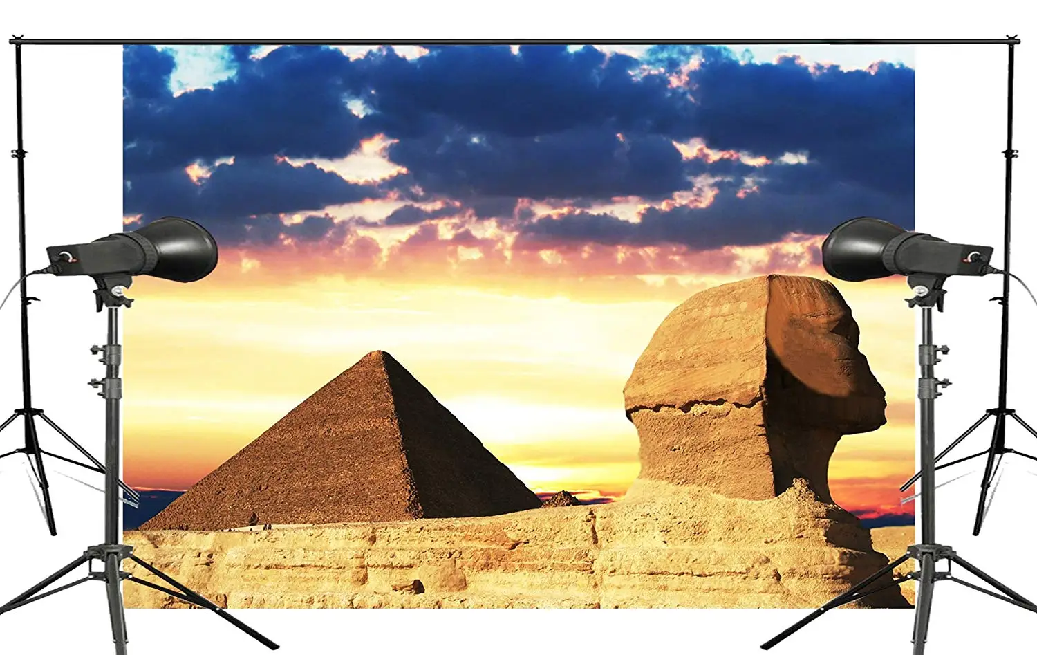 

Majestic Spectacular Ancient Architecture Photography Background Khufu pyramid view Backdrop Wedding Photo Studio