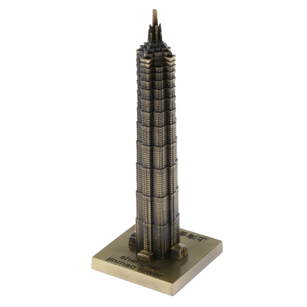 JINMAO TOWER SHANGHAI ARCHITECTURE BUILDING REPLICA COLLECTIBLE SOUVENIR 4''