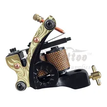 Новый Татуировки Ручной Taty Coil Gun 10 Обертывания Поставки MZZ007-2
