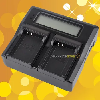 

Dual Double Digital LCD Fast Quick Charger for Olympus BLN-1 Battery For EM1 EP5 OM-D E-P5 PEN-F PENF E-M5II EM5II BCN-1 BCN1
