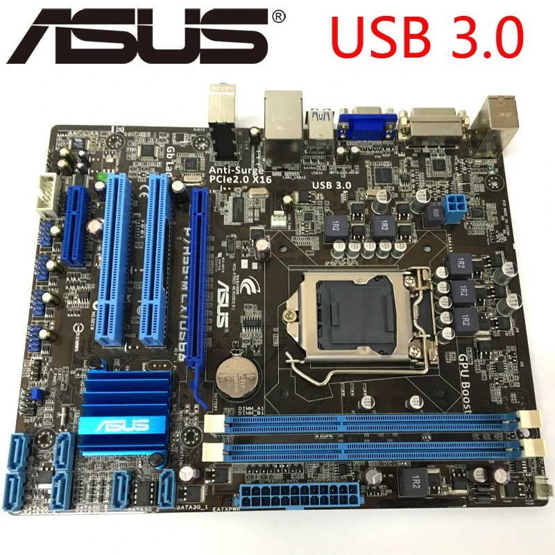 Asus P7H55M LX/USB3 Desktop Motherboard H55 Socket LGA 1156 I3 I5 I7