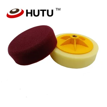 

6 Inch car detailing wheel Maroon Heavy Cutting sponge foam polishing pad compound for car polishier