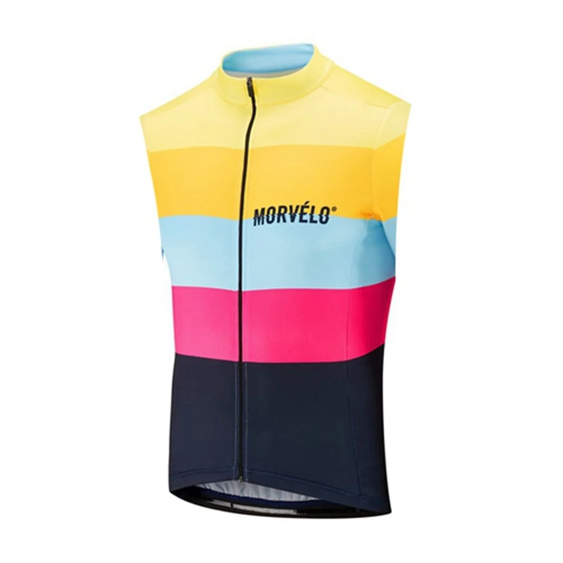 Новинка Morvelo дышащий Pro team Велоспорт Джерси без рукавов гоночный велосипед U70901 - Цвет: 5Q