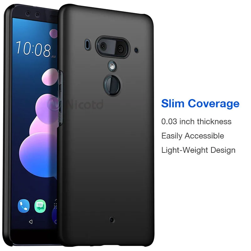 Luxury Plastic Matte Phone Case For HTC U12+ 6.0 inch Super thin Slim Hard PC Case Cover For HTC U12 plus Shockproof Back Cover  (5)