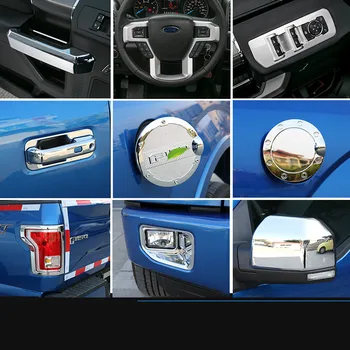 

Exterior Door Handle Steering Wheel Window Switch Code Button Trunk Frame Tank Cover For Ford Raptor F150 AAA039A