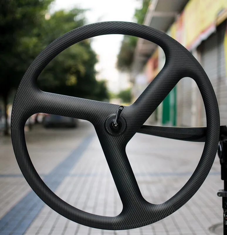 Best free shipping 700c carbon Bicycle wheels 3 spokes road Bicycle wheels Fixed gearc clincher road bike spokes wheels 3 spokes 0 Best free shipping 700c carbon Bicycle wheels 3 spokes road Bicycle wheels Fixed gearc clincher road bike spokes wheels 3 spokes 0