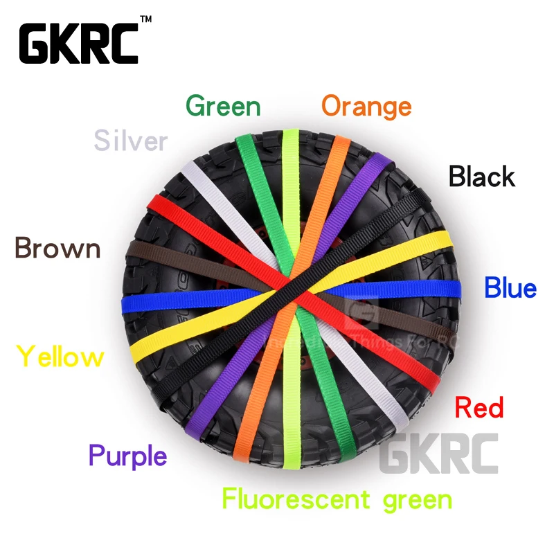 

1Pcs RC Car Spare Tire Wheel Anti-Slip Belt Wheel Tyre Strap for Axial SCX10 RR10 90050 TRAXXAS UDR LOSI 90046 Spare Tire Strap