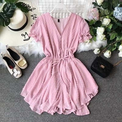pink romper womens