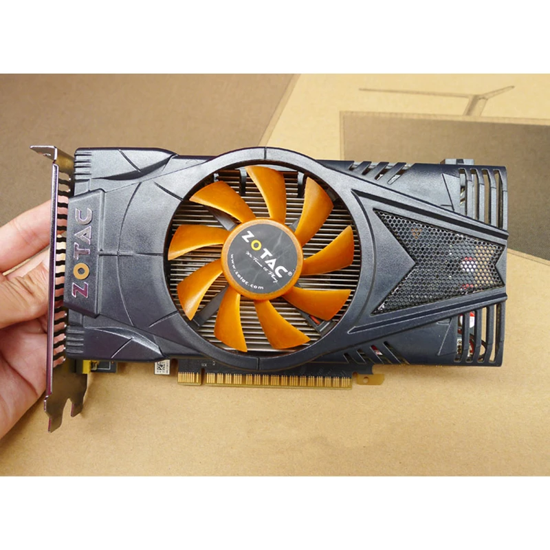 Видеокарта ZOTAC GTX 550 Ti 1 ГБ GPU GDDR5 видеокарта для nVIDIA карта GeForce GTX550 Ti 1GD5 GTX 550Ti видеокарта Dvi VGA