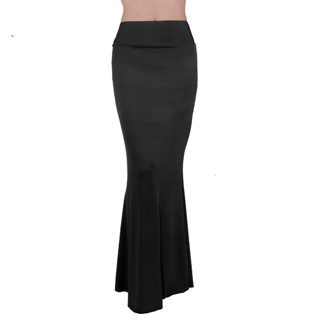 2017 Spring Summer OL Formal Women Long Mermaid Skirt Ladies ...