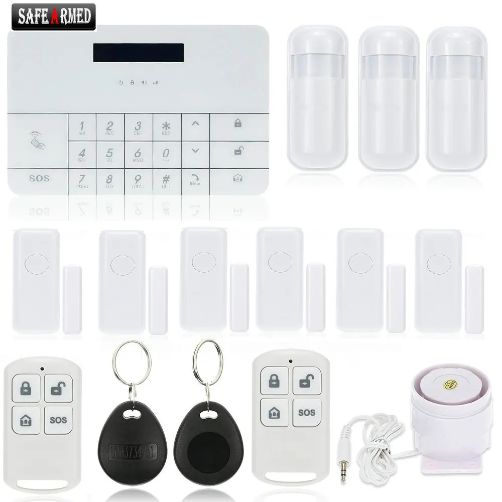 Newest Wireless Gsm Alarm System For Home House Security Burglar
