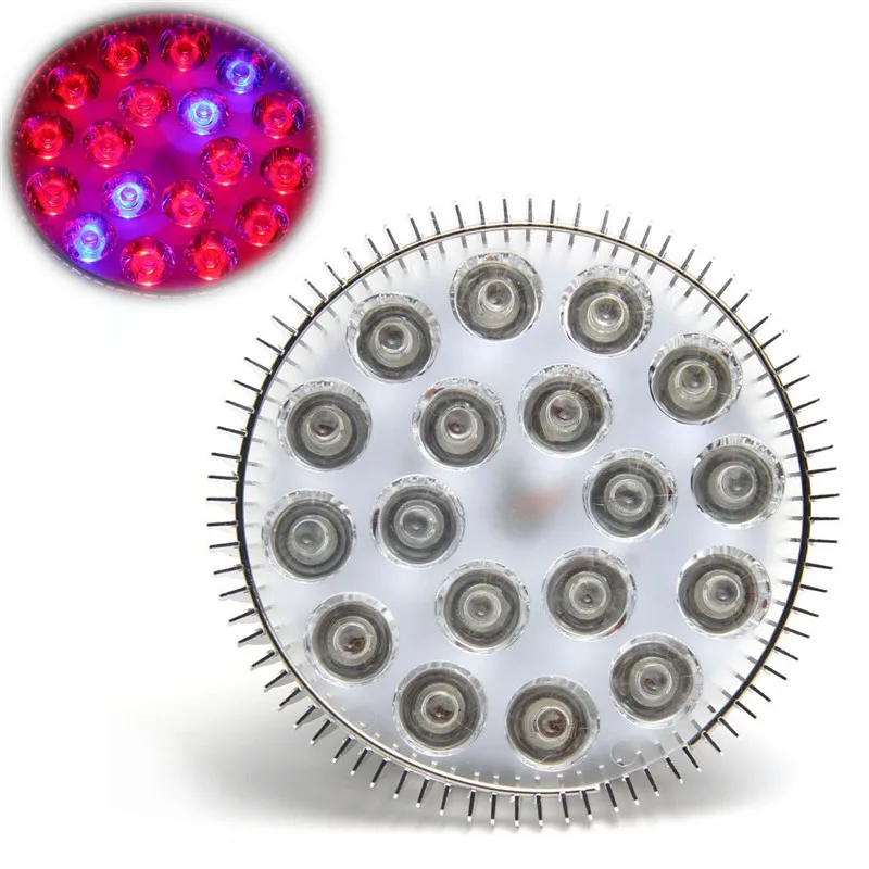 [Seven Neon]E27 54W AC85-265V 14Red:4Blue Led Grow Lights High Power for Flowering Plant and Hydroponics Plant Grow Lamp