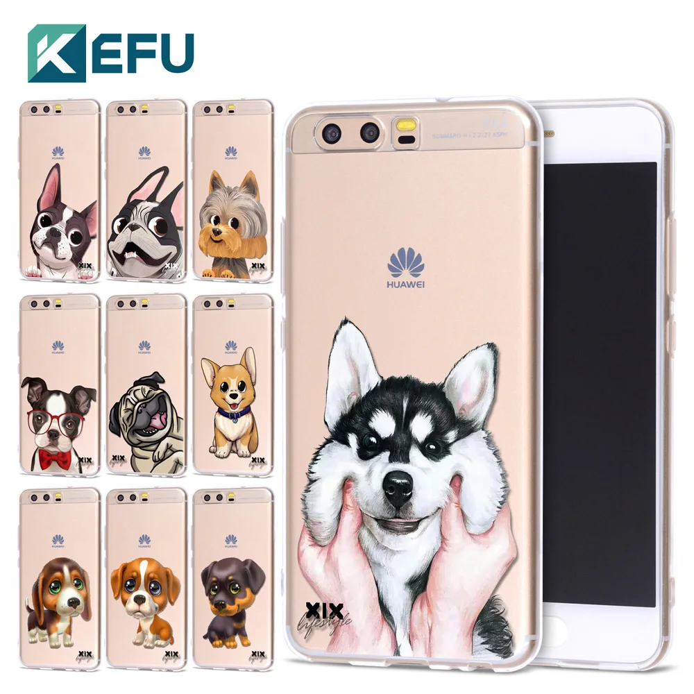 XIX Lifestyle for Huawei Mate 9 case Cute Dogs soft TPU