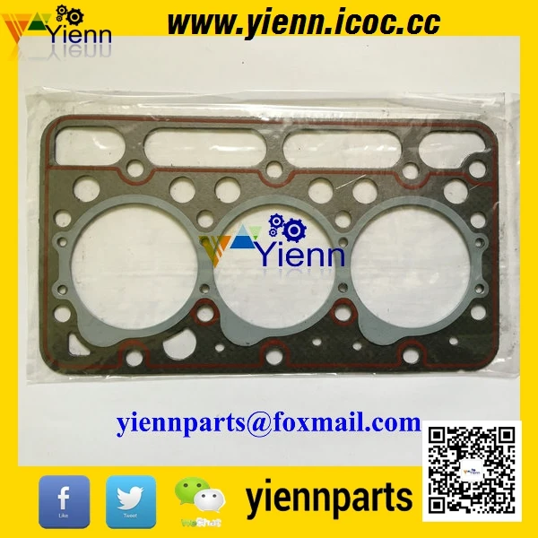 Kubota D1503 Cylinder head gasket 16467 03310 for kubota R420 Loaders
