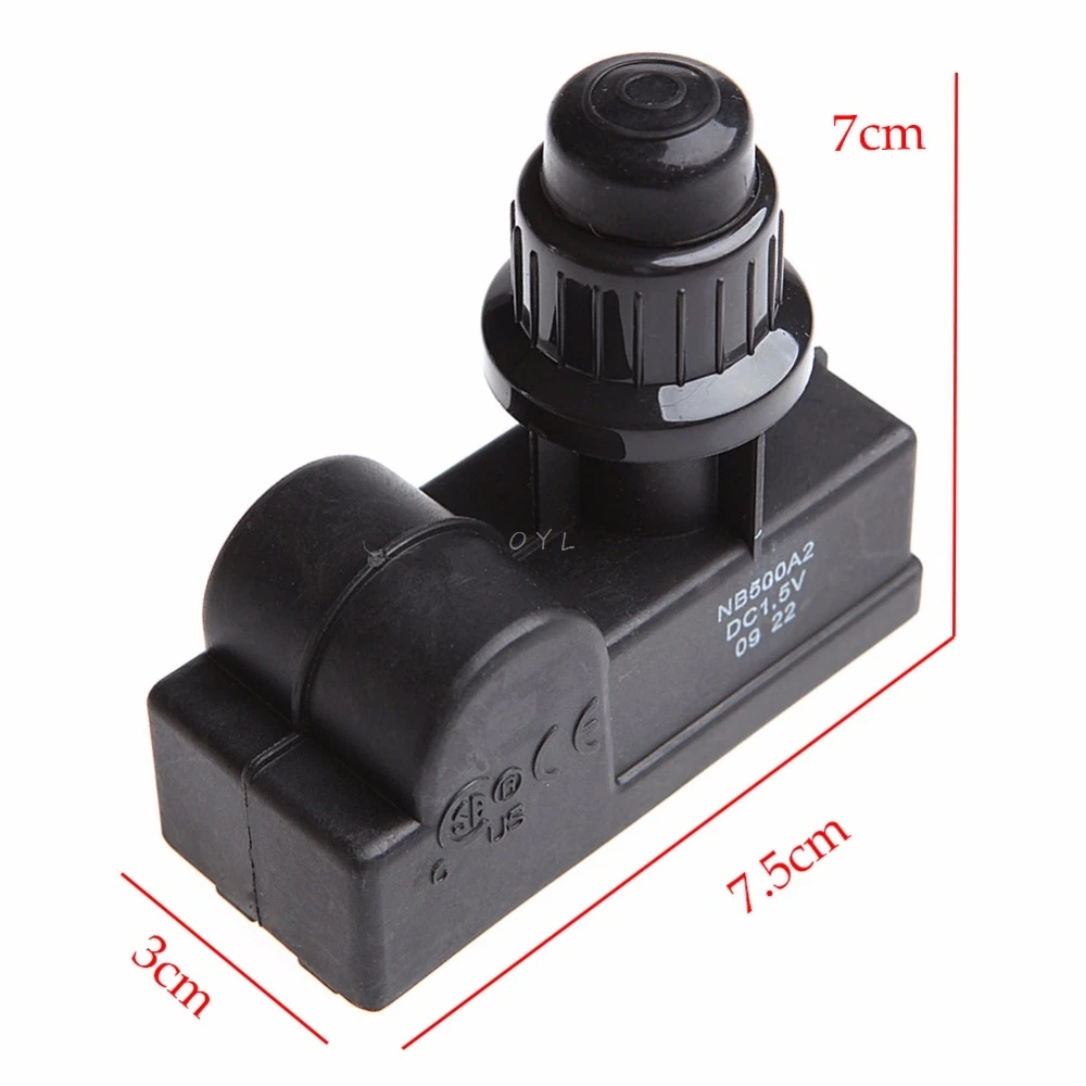 BBQ Gas Grill Replacement 2 Outlet AA Battery Push Button Ignitor Igniter Black images - 6