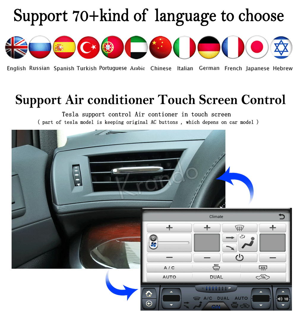 Krando Android 8,1 10," Tesla вертикальный Автомобильный мультимедийный плеер gps для Toyota Alphard 2007-2013 радио аудио навигационная система BT