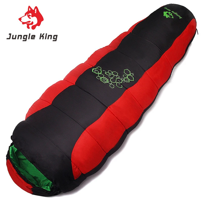 Спальный мешок Jungle King Mummy с четырьмя отверстиями хлопковый для взрослых кемпинга