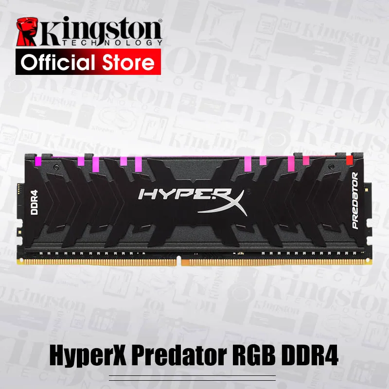 

Kingston HyperX Predator Black 8GB 16GB 3000MHz DDR4 CL15 DIMM XMP HX430C15PB3/16 Memoria Ram ddr4 for Desktop Memory Rams