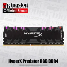 Kingston memória ram hyperx predador, memória ram rgb ddr4 8gb 16gb 3200mhz 3600mhz 4000mhz cl16 dimm xmp ddr4 rams de memória para desktop