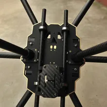 Съемкой от первого лица HMF S680 карбоновое волокно 6-осевой пайка на печатную монтажную плату складной комплект рамы для гексакоптера с полозковое шасси