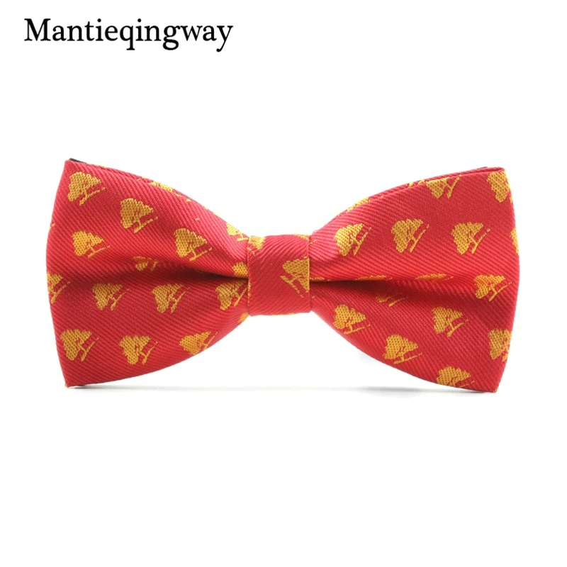 Mantieqingway Рождество бабочкой для мужчин свадьба Печатных Тощий галстук-бабочку Gravatas тонкий Bowknots галстук полиэстер Средства ухода за кожей Шеи Галстуки подарки