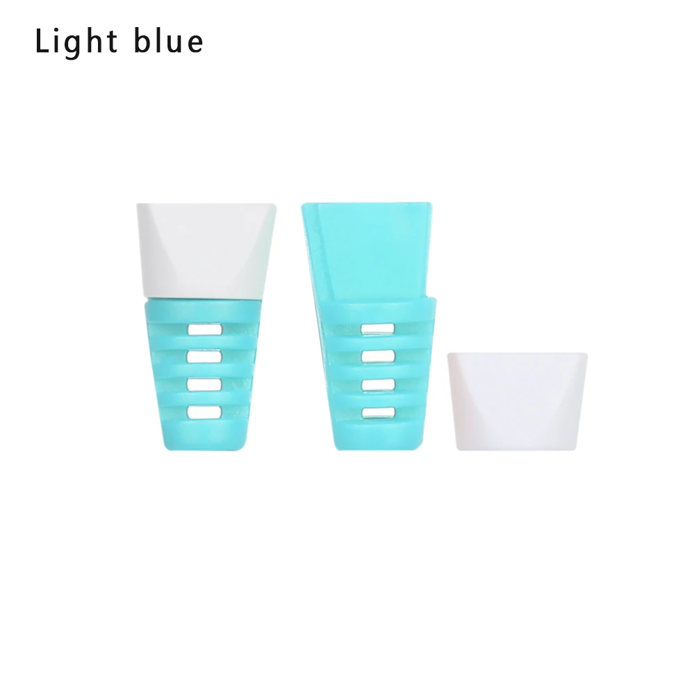 light blue 2 шт./компл. мягкий кабель протектор намотки шпульки линии передачи данных чехол Защита Весна шпагат для iPhone Android зарядка через usb кабеля для мобильного телефона - Цвет: light blue