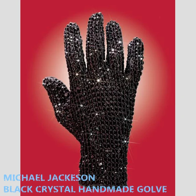 Cosplay Michael Jackson Billie Jean Crystal Glove Left/Right Hand Unsex  Gloves