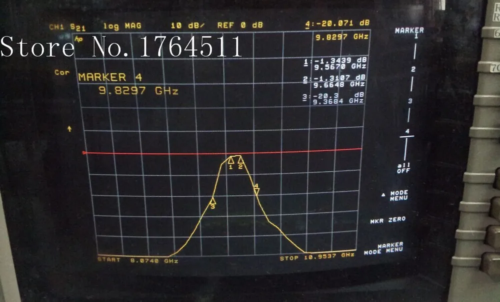 [Белла] Импортные imc 9.5670-9.6648 ГГц rf СВЧ полосовой фильтр SMA