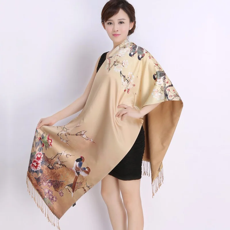 New 2017 Spring women silk muffler women real silk scarf scarves shawl...