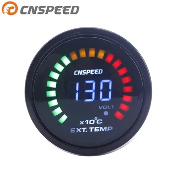 

Free Shipping CNSPEED 2" 52mm Digital Auto Exhaust Gas temperature Gauge 200-1300 Celsius Exhaust Gas temp Gauge With Sensor