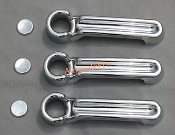 

Chrome Door Handle + Hand Bowl Cover Trim 9Pcs For Jeep Wrangler Rubicon 07-15 2 Doors