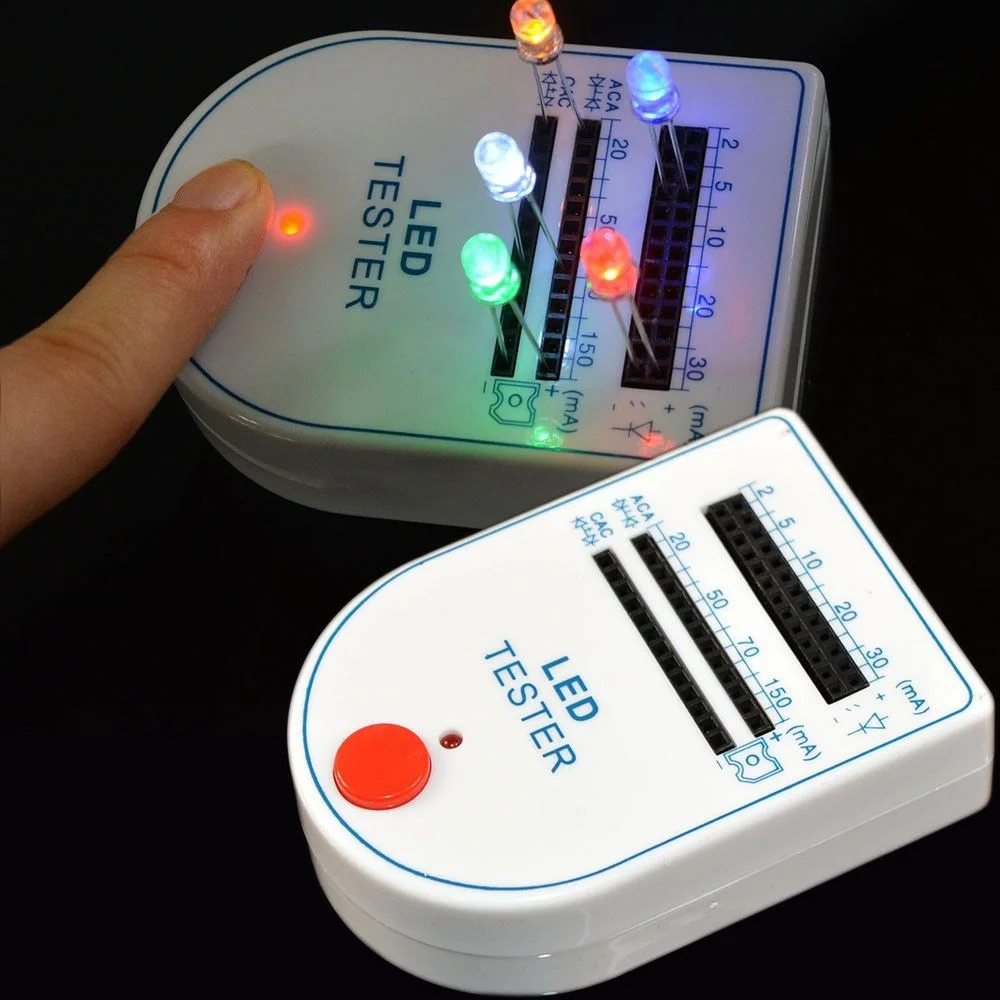 

Hot Sale 2~150mA Mini Handy LED Tester Box For Light-emitting Diode Bulb Lamp