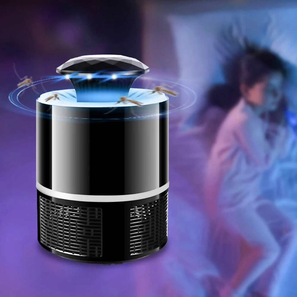 

Electronic Indoor USB Mosquito Killer Lamp Strong Fan Suction Mosquito Killer Night Lamp Photocatalyst Anti Fly Bug Zapper